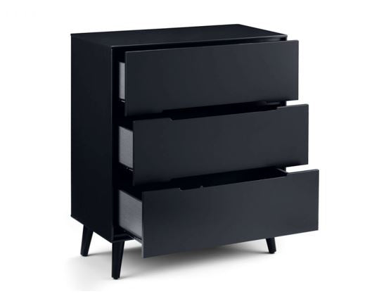 Langham 3 Drawer Chest - Anthracite