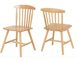 EMERY EXTENDING DINING SET (X4 CHAIRS) - NATURAL OAK EFFECT