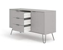 Austin Grey Medium Sideboard with 2 Doors, 3 Drawers