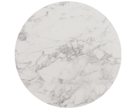 DALLAS SIDE TABLE - MARBLE/GOLD EFFECT