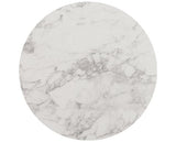 DALLAS SIDE TABLE - MARBLE/GOLD EFFECT