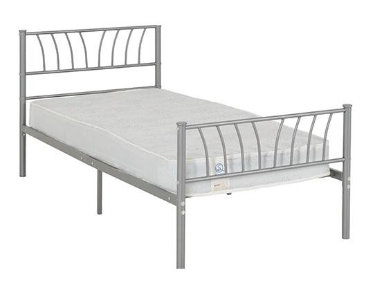 HARLOW 3' BED - SILVER