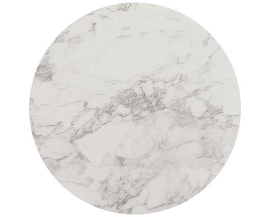 DALLAS SIDE TABLE - MARBLE/BLACK