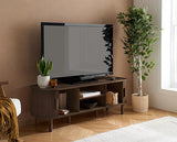Axel Fluted Small TV Unit - Walnut