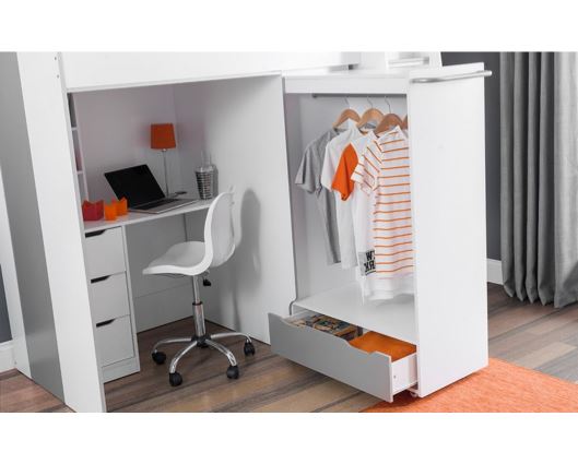 Phoenix Highsleeper-White & Silver