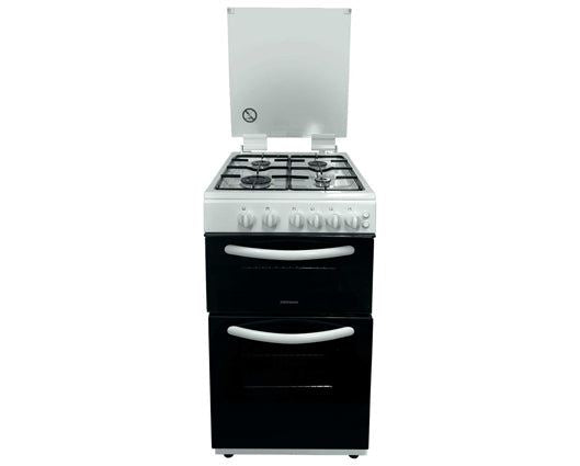 Statesman GTL50" 50cm Twin Cavity Gas Cooker With Lid White