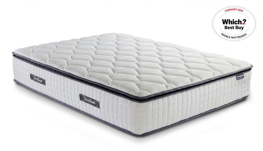 Roll Up Bliss 800 Pocket Memory Pillow Top Mattress (32cm Depth) - King