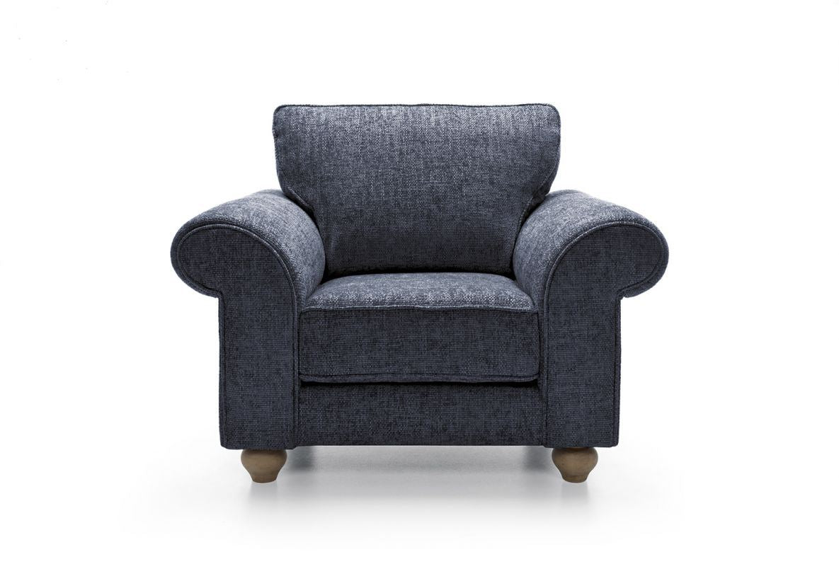 Iris Armchair - Dark Blue