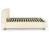 Oberon Boucle Bed Cream - Double