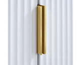 Zara 2 Door Fluted Wardrobe - White