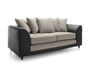 Dan 3 Seater Sofa - Brown & Beige