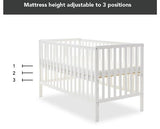 Bantam Cot Bed - White
