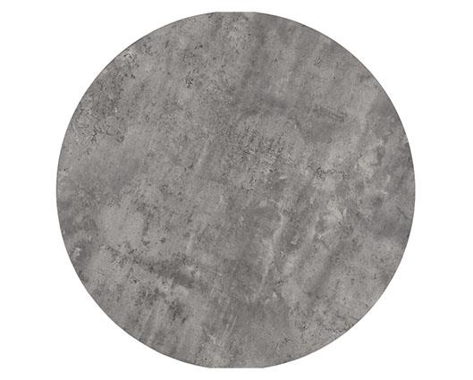 ATHENS ROUND & AVERY DINING SET (X4 CHAIRS) - CONCRETE/GREY VELVET