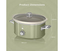 Swan 3.5L Slow Cooker Retro Green
