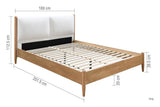 Marley King Bed - Oak