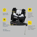 All in All Rotate 360 Car Seat - Beep Beep