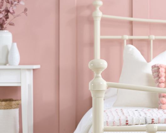 Emily Single Bed - Cream