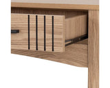 TESSA 2 DRAWER CONSOLE TABLE - NATURAL OAK EFFECT