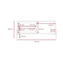 Dexter Coffee Table with 2 Doors