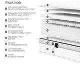 Jay-Be Firm Hybrid 2000 e-Pocket TrueCore Eco-Friendly Mattress - King
