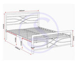 KELLY 5' BED - BLACK