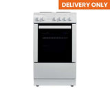 Statesman DELTA50W 50cm Single Cavity Electric Cooker with Solid plate Hob
