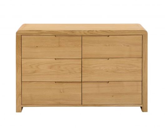 Curvus 6 Drawer Wide Chest