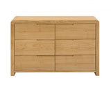 Curvus 6 Drawer Wide Chest