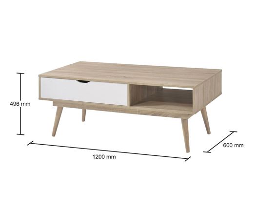 Culton 1 Drawer Coffee Table