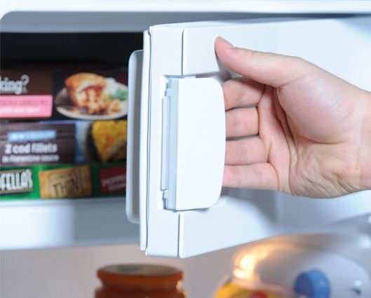 Statesman R155" 55cm Under Counter Fridge With 4* IceBox Silver