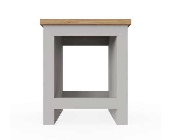 Lincoln Side Table- Light Grey