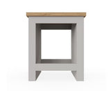 Lincoln Side Table- Light Grey