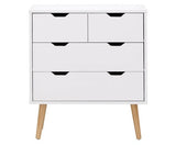 Nessi 2+2 Drawer Chest- White