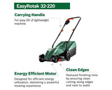 Bosch Corded Lawnmower 1200w