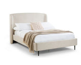 Eden Boucle Double Bed - Ivory