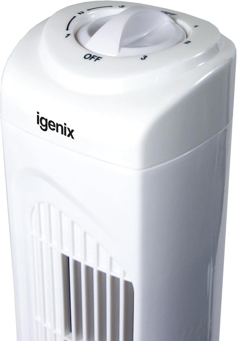 Igenix 29" Tower Fan - White