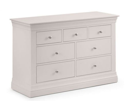 Clementine 4+3 Drawer Chest- Light Grey