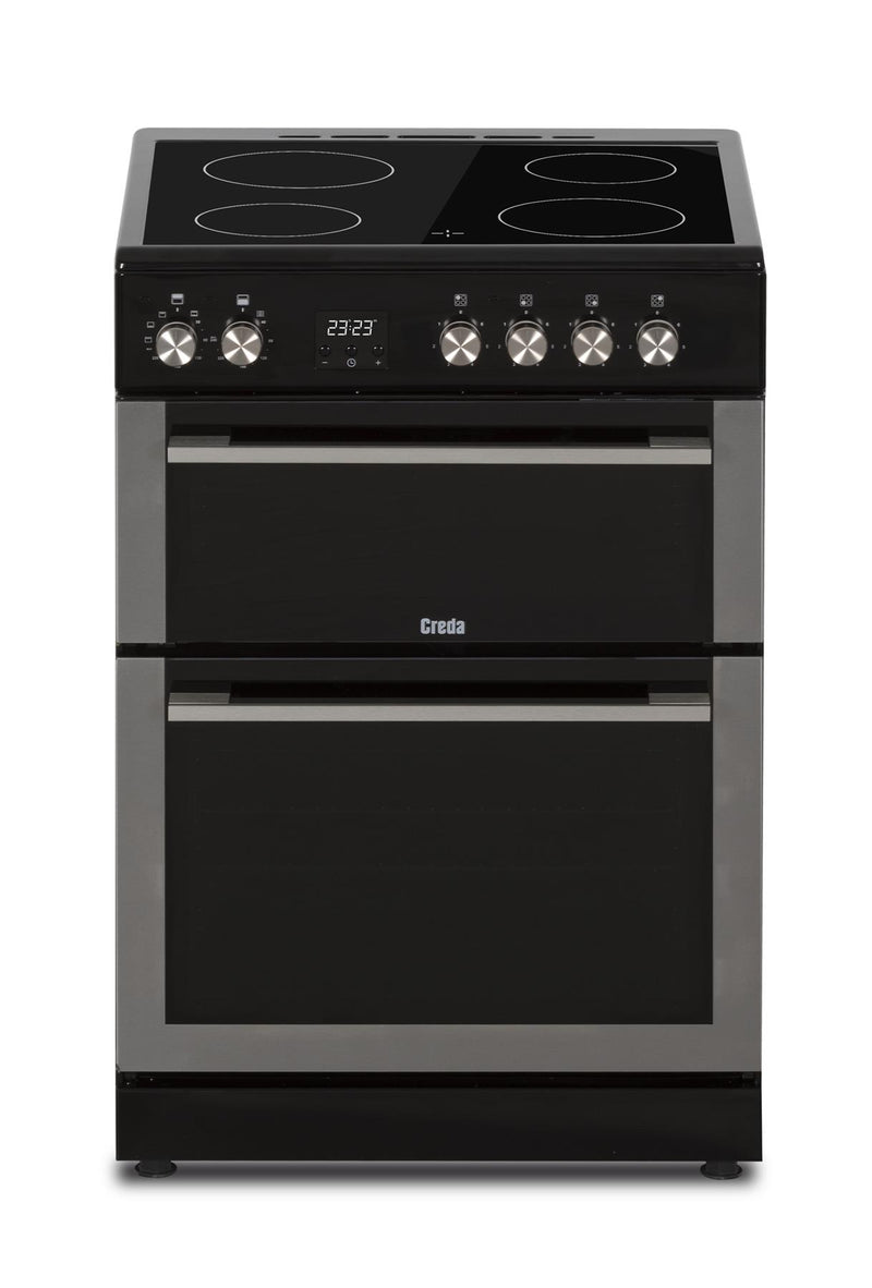 C60CDOX Creda Inox 60cm Ceramic Double