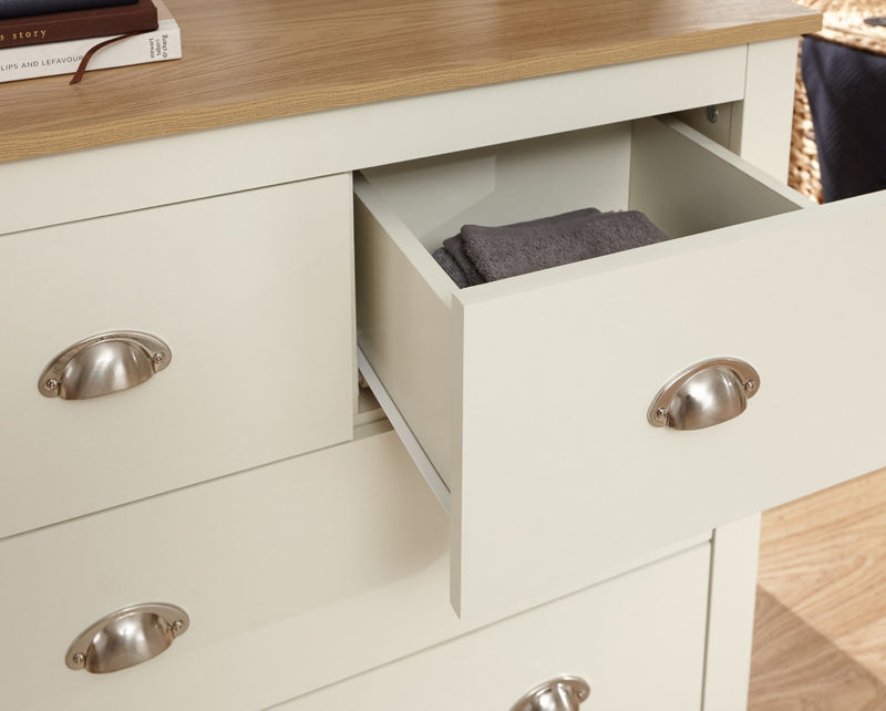 Lancaster 2+2 Drawer Chest- Cream