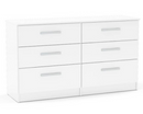 Larz 6 Drawer Chest-White
