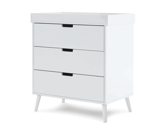 Maura 3 Piece Room Set - White with Acrylic