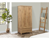Hounslow 2 Door 1 Drawer Wardrobe- Oak