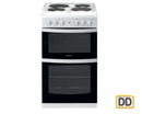 Indesit ID5E92KMW 50cm Electric Double Cooker with Electric Plates