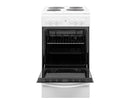 Indesit IS5E4KHW 50cm Electric Single Cooker with Solid Plate Hob