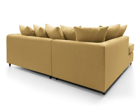 Daisy Left Hand Facing Corner Sofa - Mustard