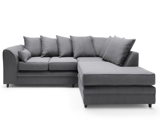 Daisy Right Hand Facing Corner Sofa - Dark Grey
