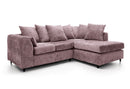 Heidi Right Hand Facing Corner Sofa - Pink