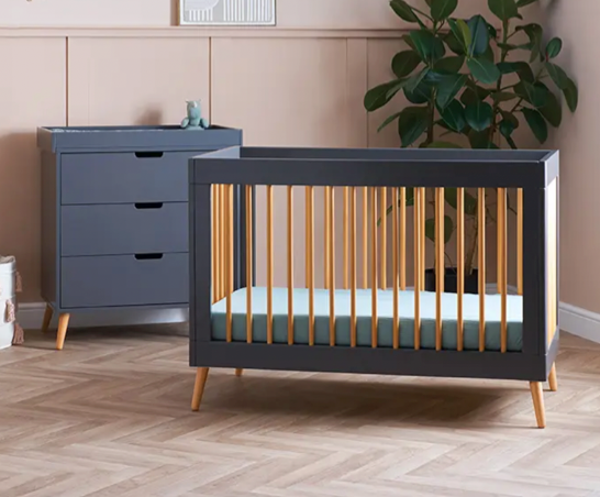 Maura Mini 2 Piece Room Set - Slate with Natural