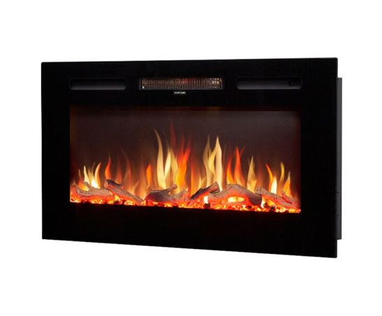 Orson Inset/Wall Mounted Fire,36"