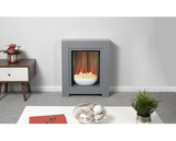 Montreal Fireplace Suite in Grey, 23 Inch